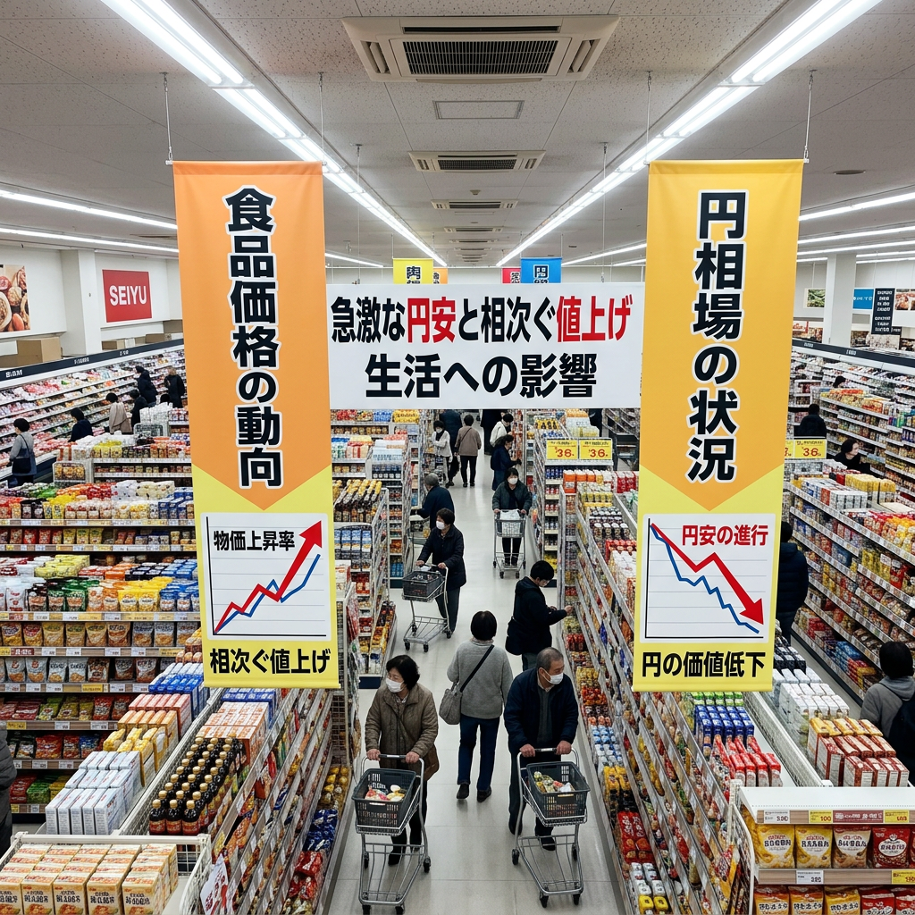 円安は「輸入大国」日本の家計にどう効くか ― 食料品・光熱費・旅行の値上がりを構造で読む
